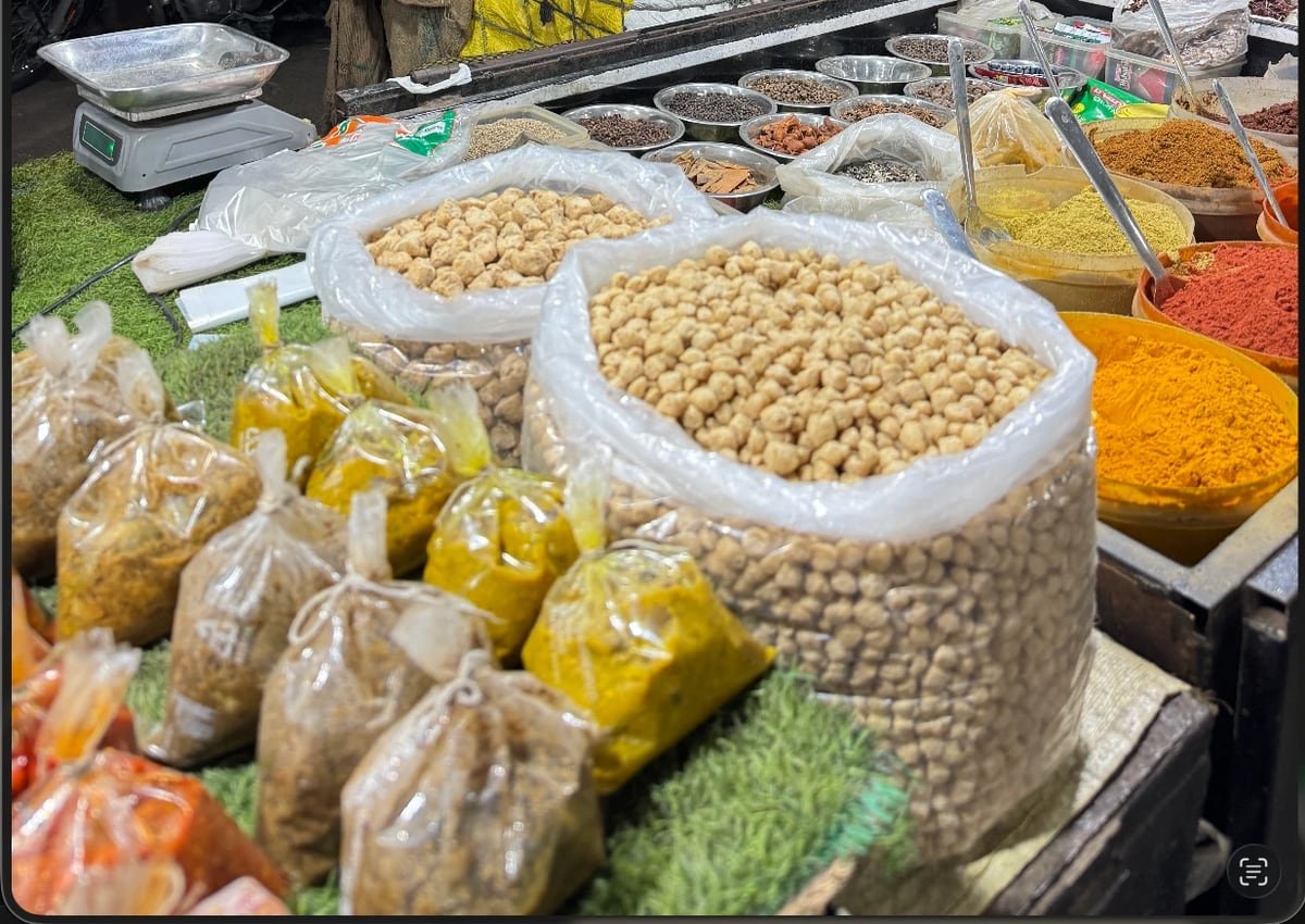 The masala counter.